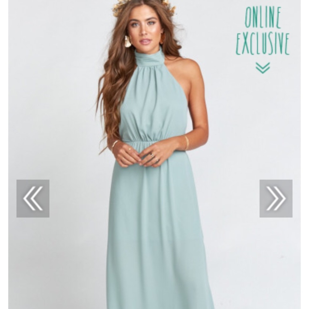 Show me your mumu silver sage dress